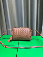 Woven Leather Concert Pouch