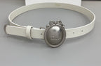 Médaillon Oval Buckle Belt — 25 mm