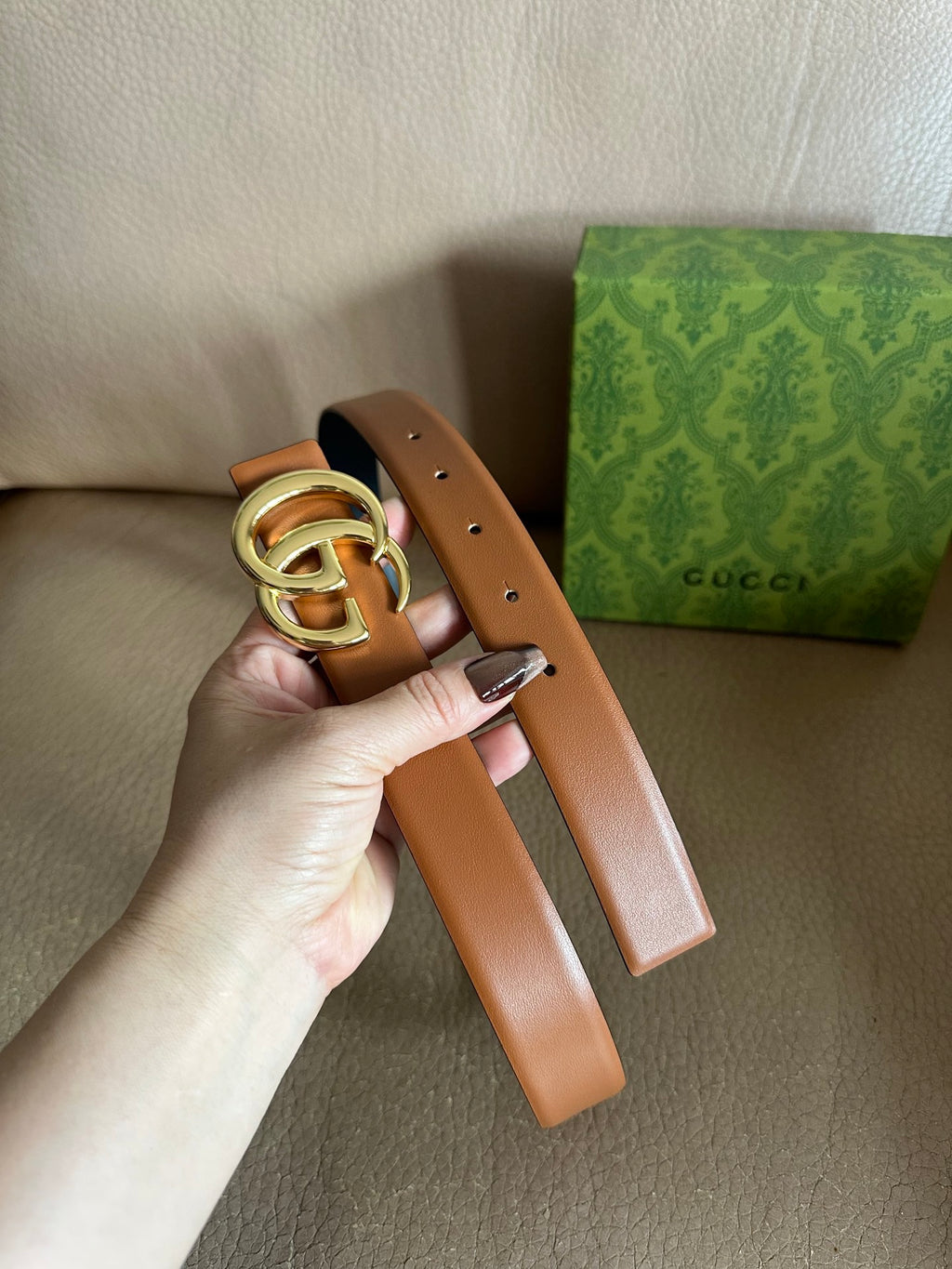 Double Letter Reversible Belt