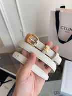 Vivienne Taurillon Belt | 18mm