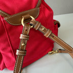 Premium Canvas &  Calfskin College-Style Backpack – JKS