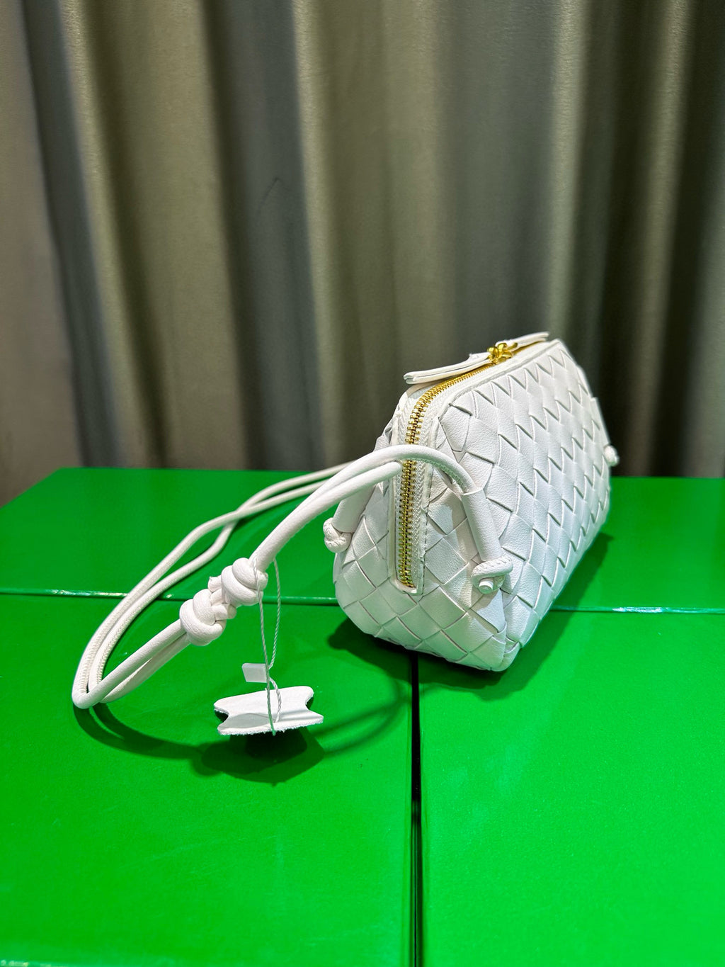 Woven Leather Concert Pouch