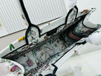 D Book Tote ( WHITE FLORAL)