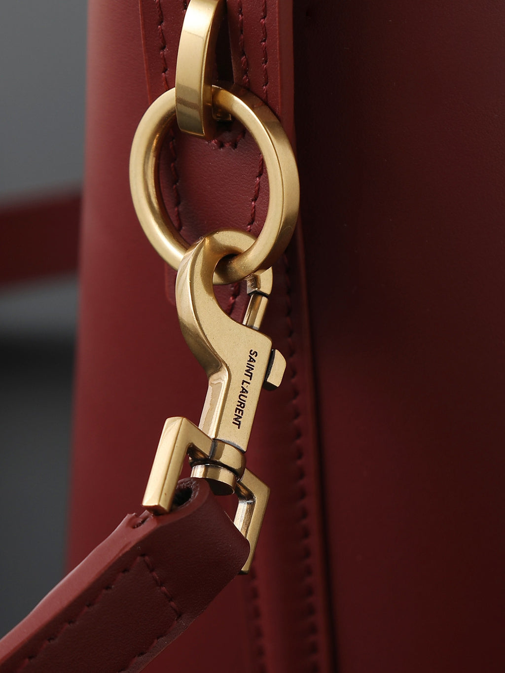 Bucket Bag | LE 37 | Smooth Calfskin | Dark Red (Premium Quality )