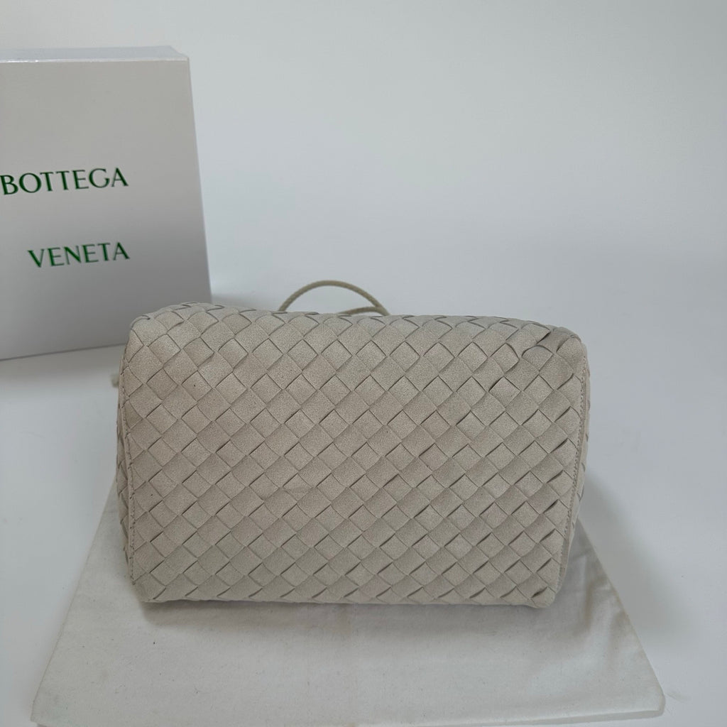 Soft Suede Parachute-Style Woven Bag