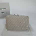 Soft Suede Parachute-Style Woven Bag