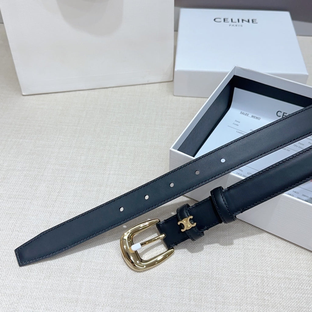 Double-Sided Leather Belt | 2.5cm