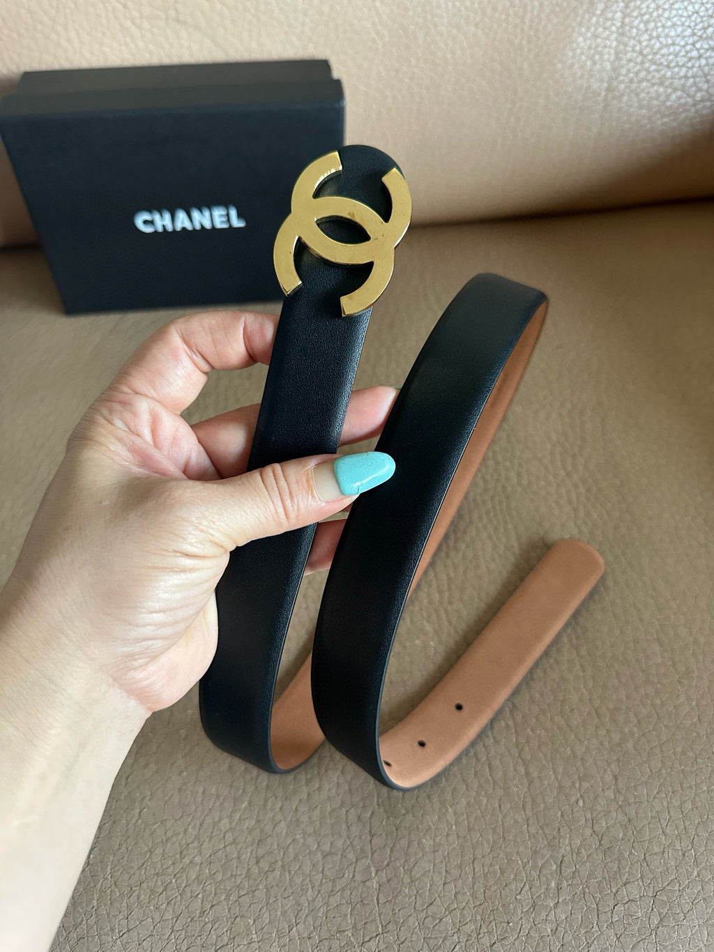 Iconic Double-C Buckle Belt