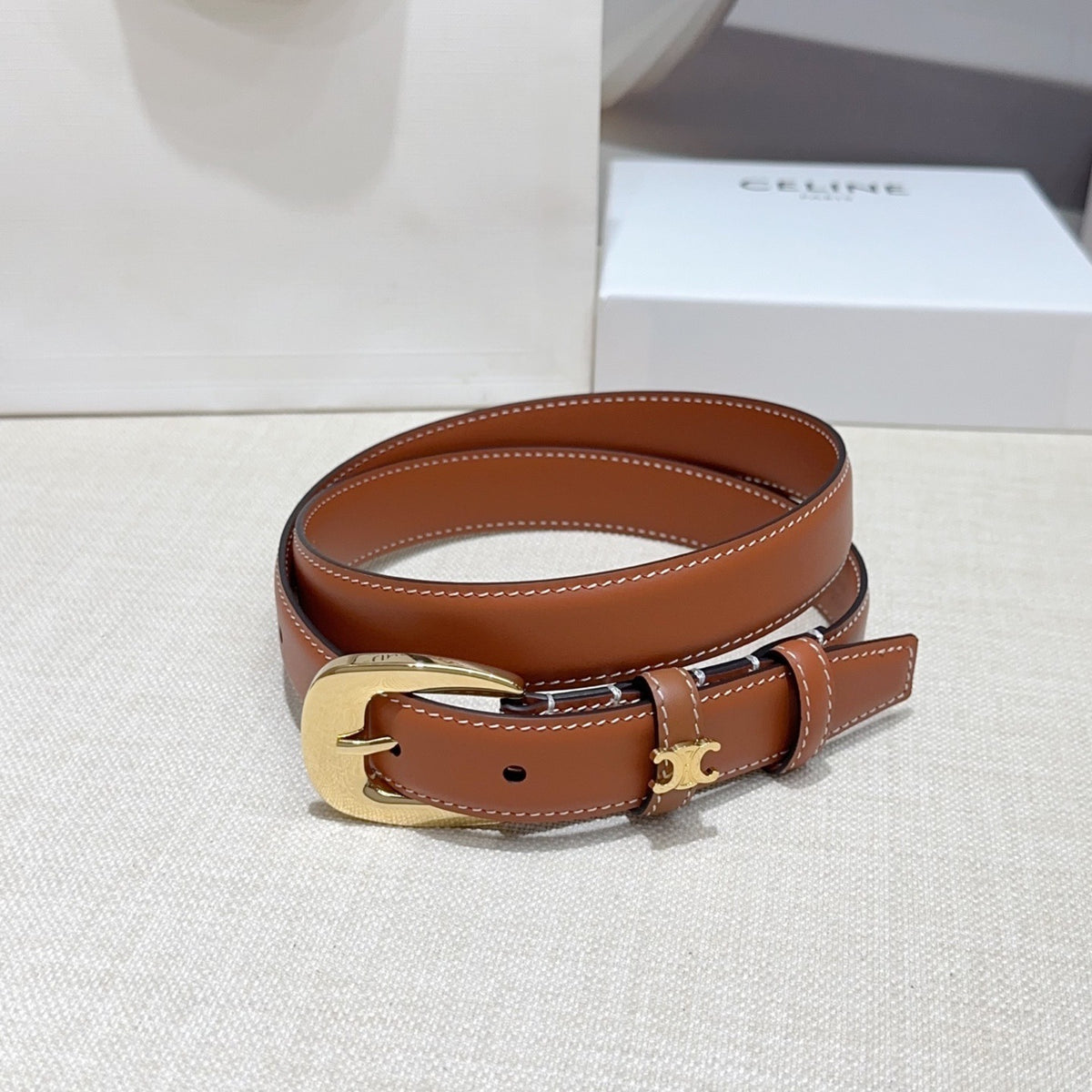 Double-Sided Leather Belt | 2.5cm