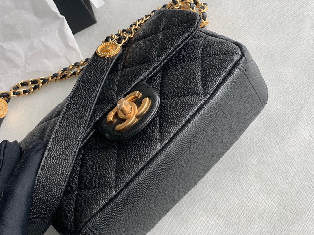 CHNL Quilted Flap Bag (Top quality)