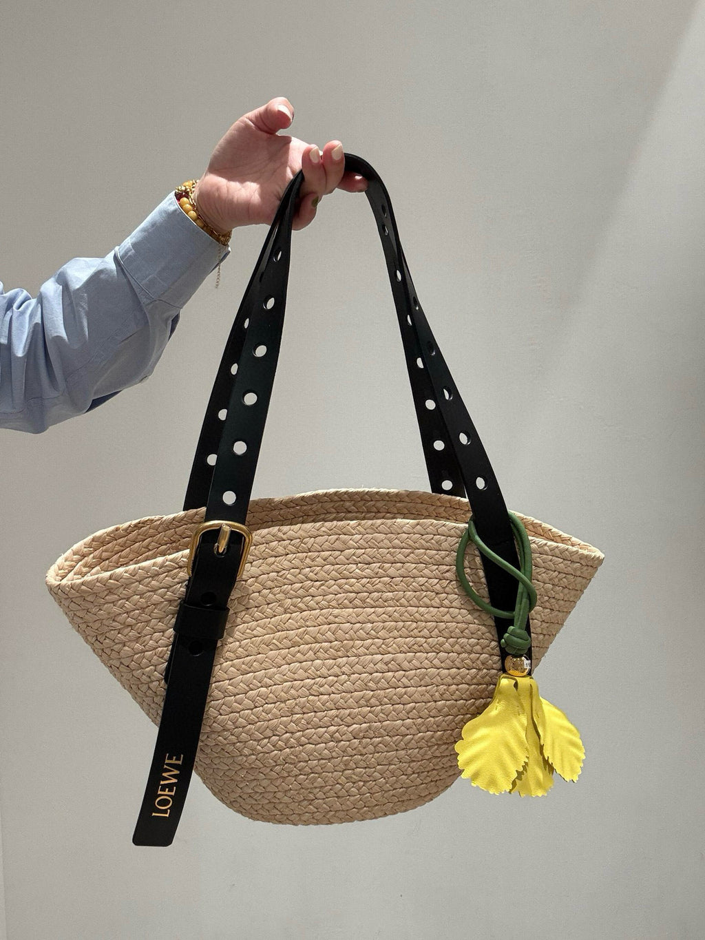 🌷 New Arrival – Tulip Leather Bag Charm