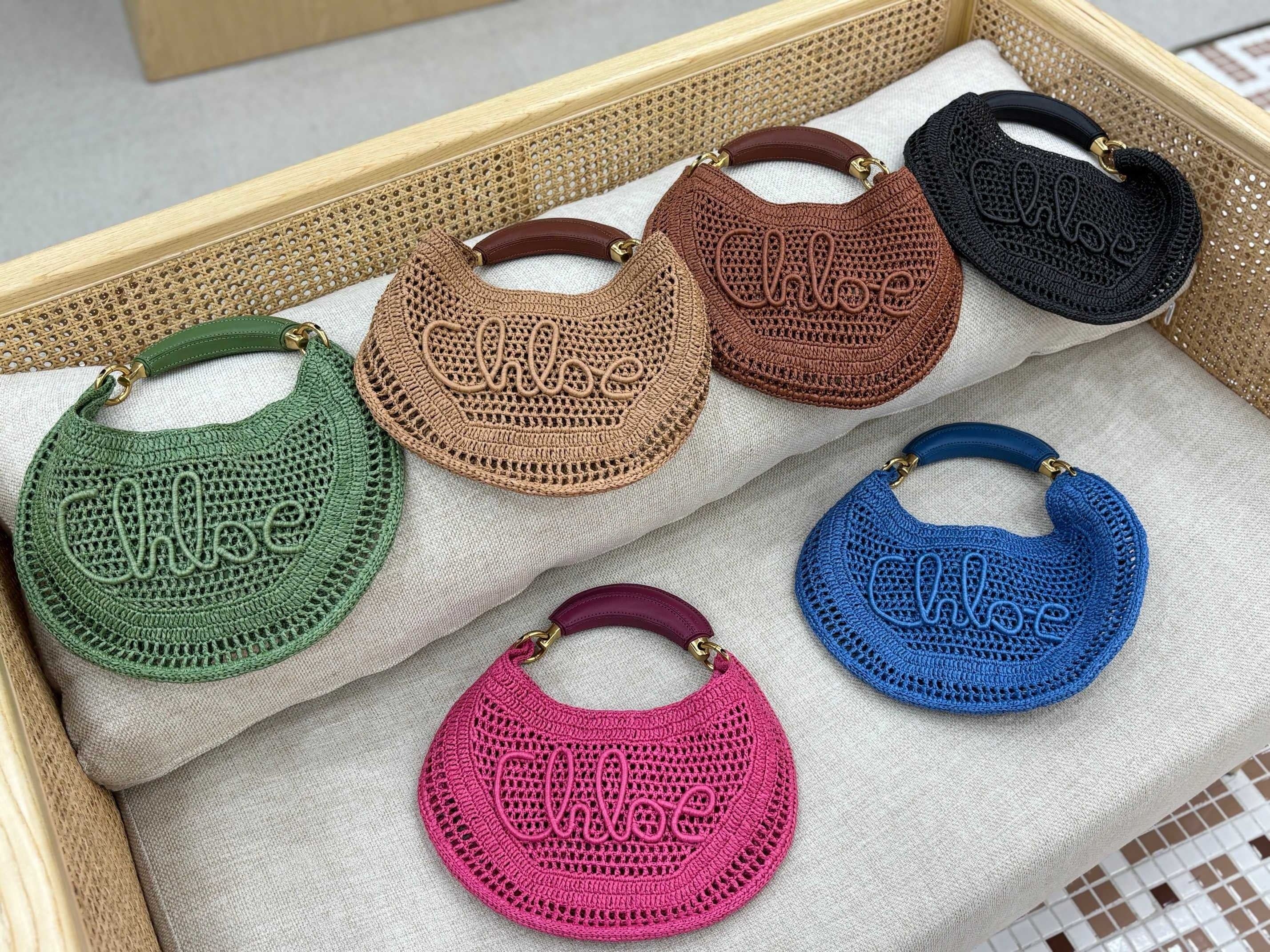 Summer Banana Woven Shoulder Bag  (Premium Quality)