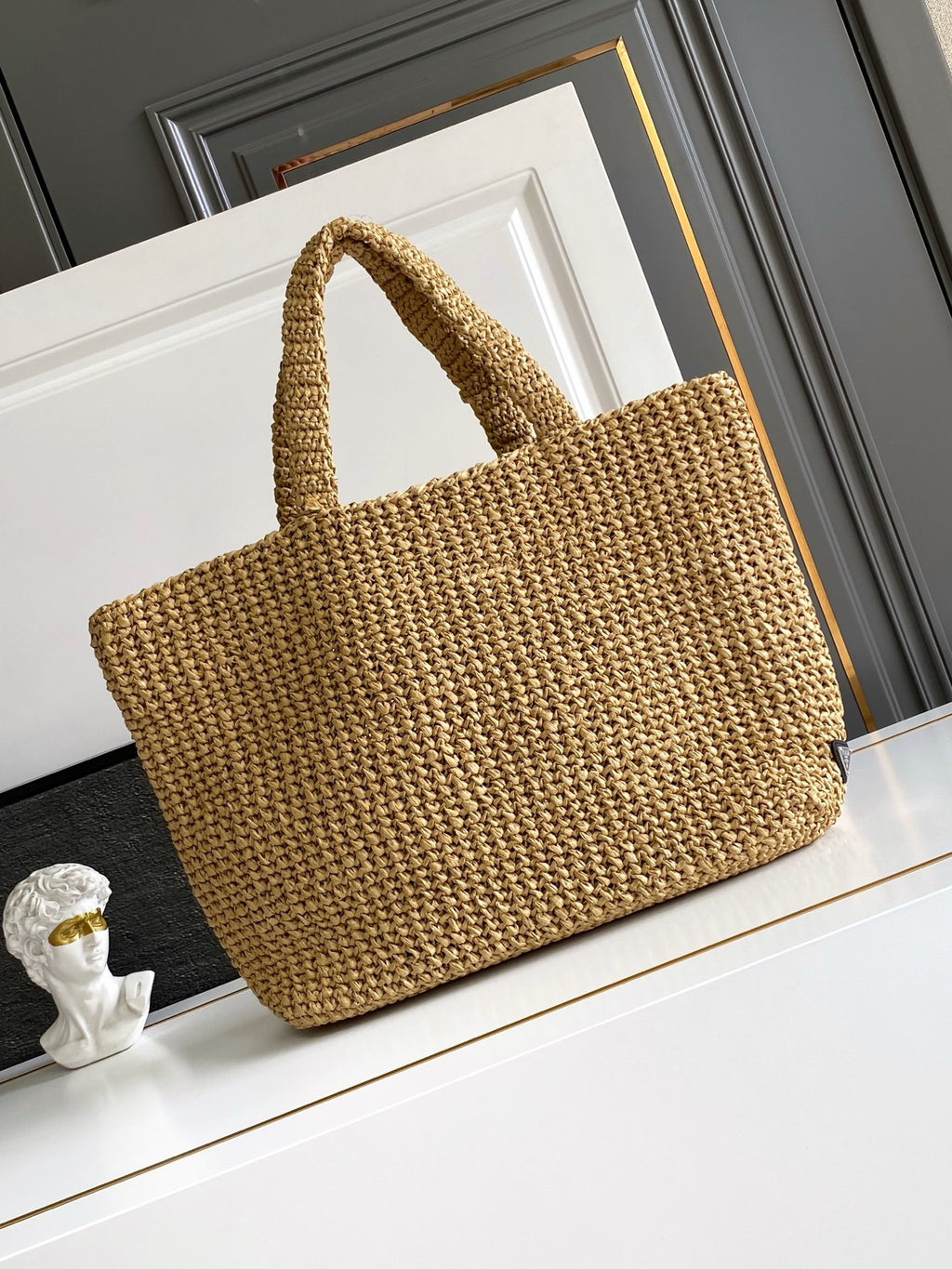Raffia Woven Tote Bag | Large | Premium Quality |