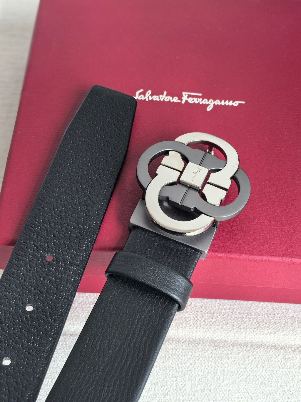 Classic Dual-Ring Buckle Belt — 35mm