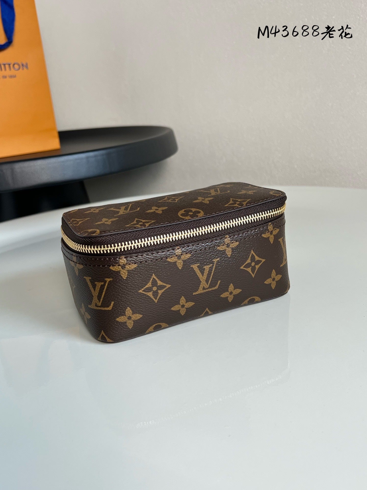 Monogram Canvas Jewelry Box | 3 Sizes | Premium Quality