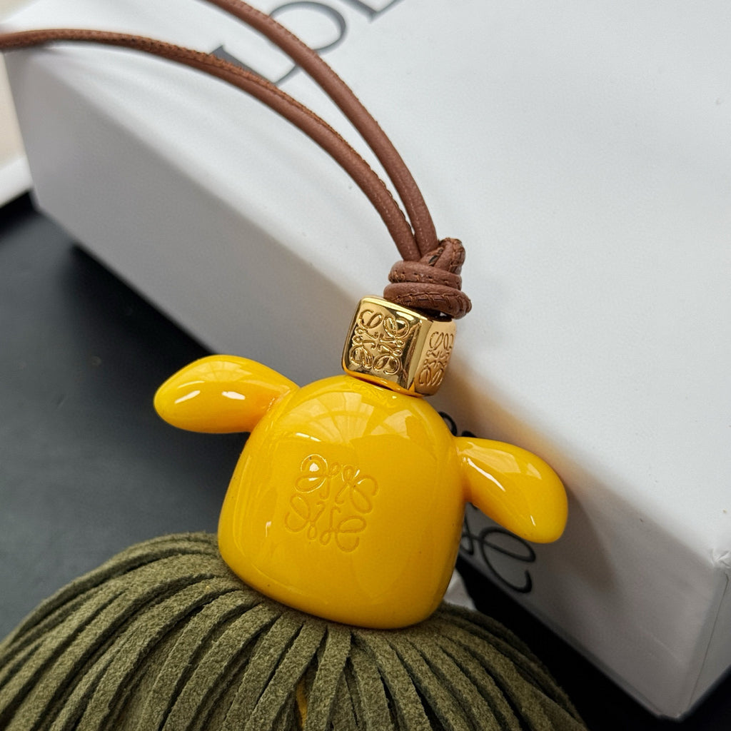 Puzzle Polka Dot Charm | Calfskin &  Acetate