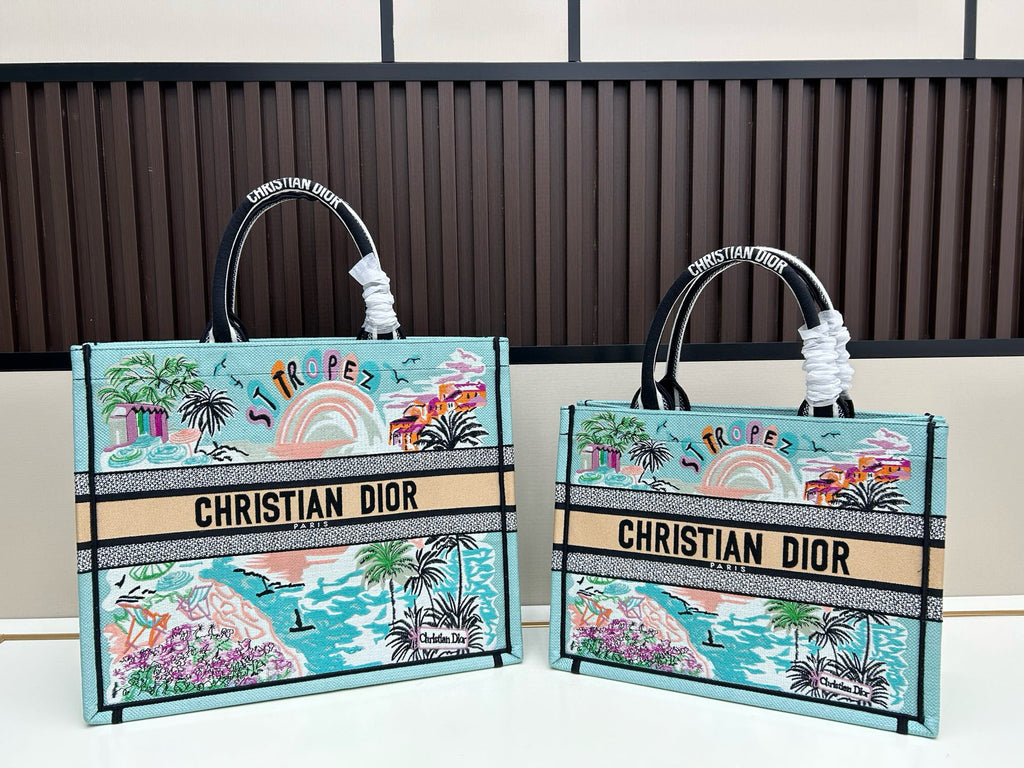 D Vintage Artistic Embroidered Tote Bag