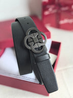 Classic Dual-Ring Buckle Belt — 35mm