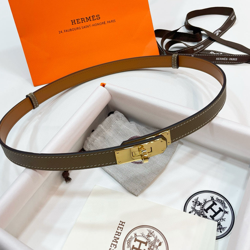 Slim Leather Waist Belt – Adjustable Fit