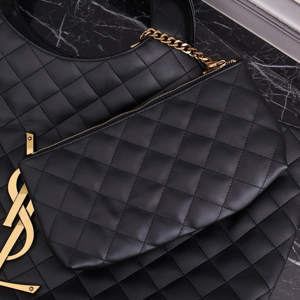 Quilted Oversized Tote Bag – Style 8019