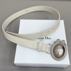 Médaillon Oval Buckle Belt — 25 mm