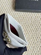 Quilted Lambskin Card Holder