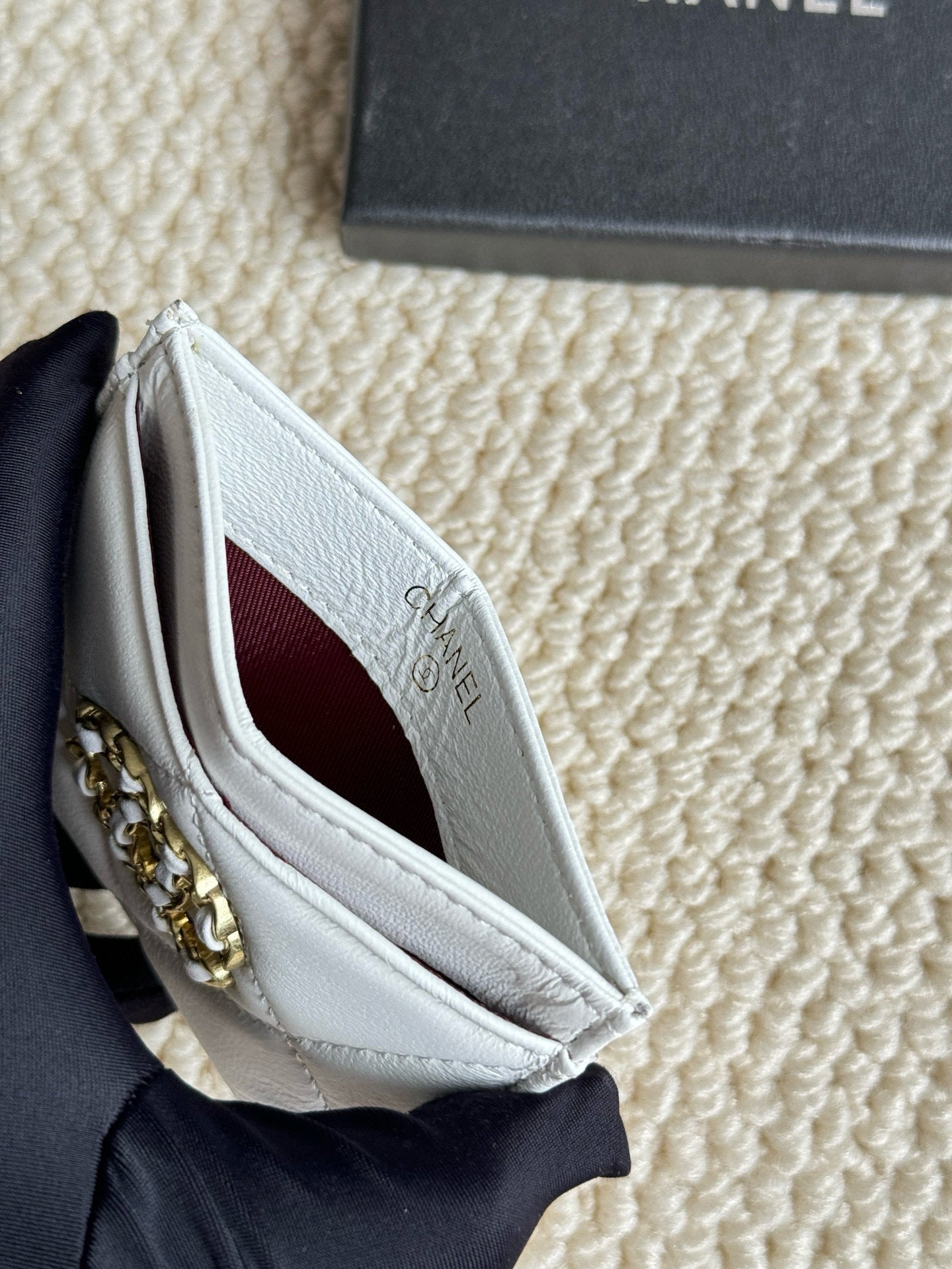 Quilted Lambskin Card Holder