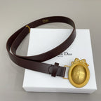 Médaillon Oval Buckle Belt — 25 mm