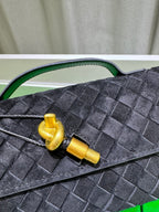 Frosted Leather Evening Handbag