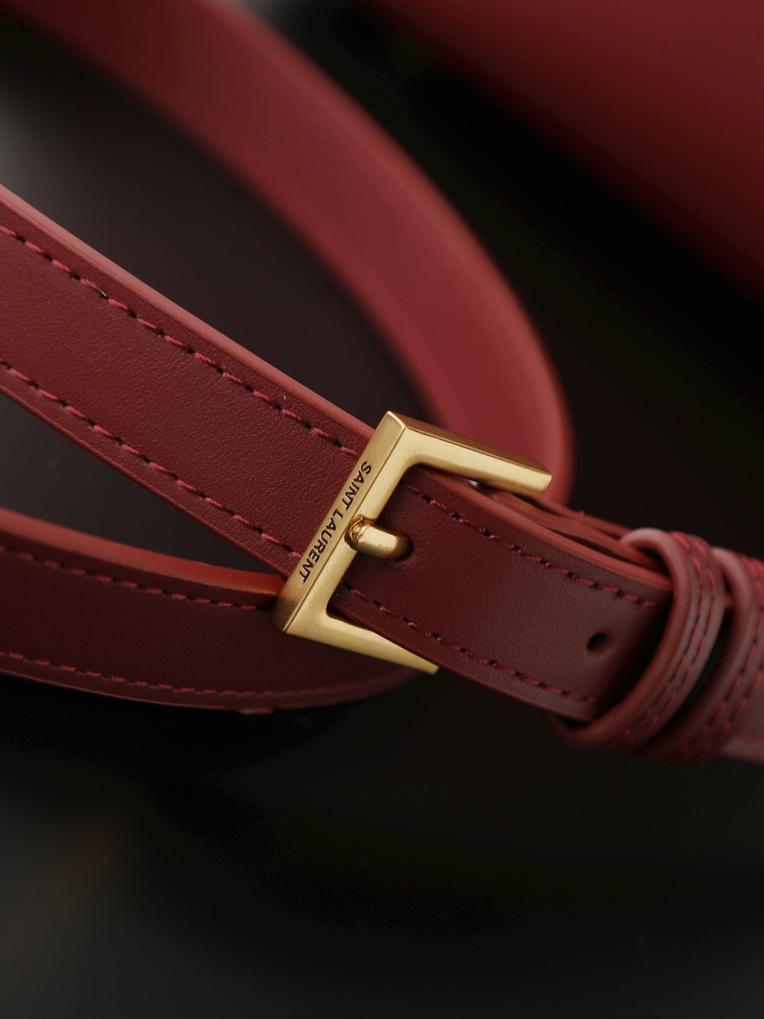 Bucket Bag | LE 37 | Smooth Calfskin | Dark Red (Premium Quality )