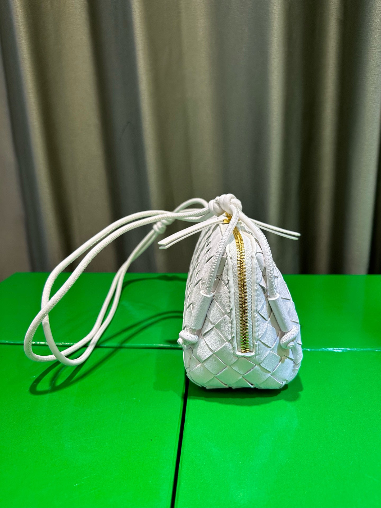 Woven Leather Concert Pouch