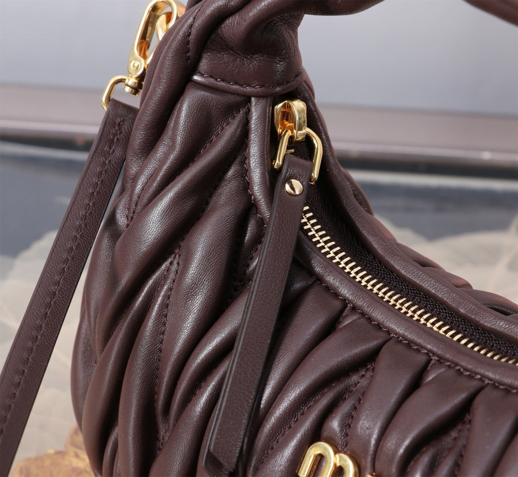 Premium Quilted Soft Leather Shoulder Bag – JY