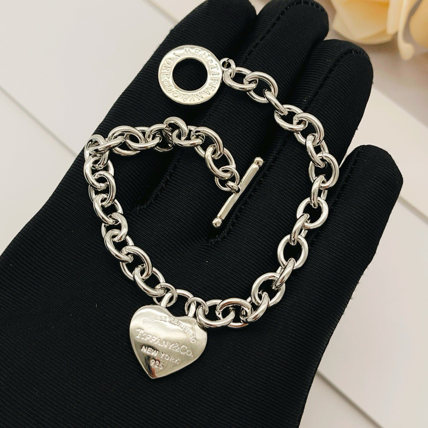 Heart Charm Bracelet | Silver | Brass | Artisan Collection