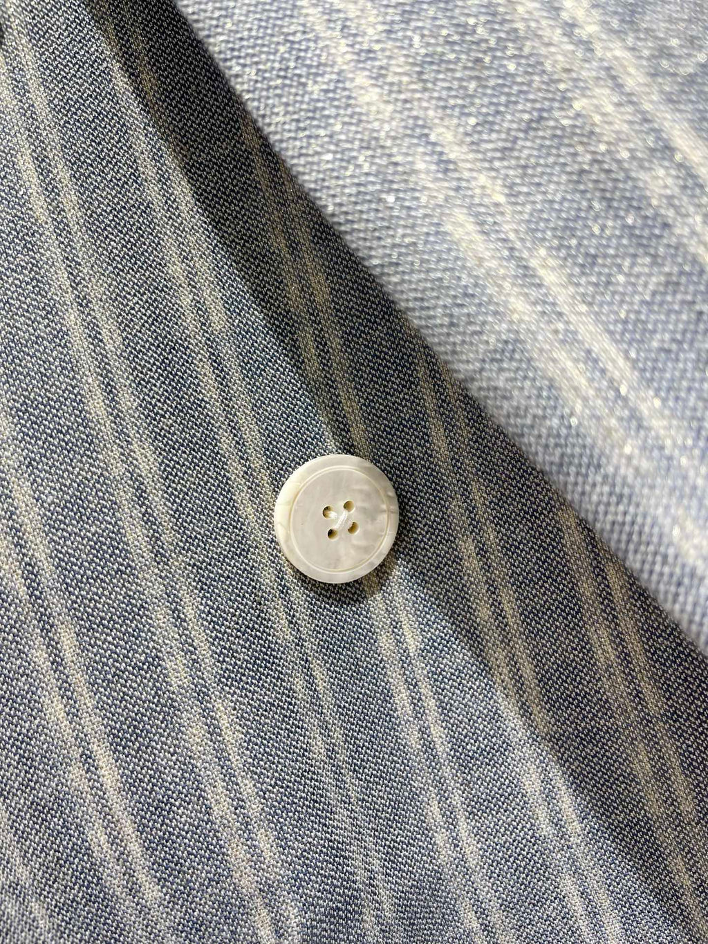 Early Spring Double-Breasted Stripe Blazer