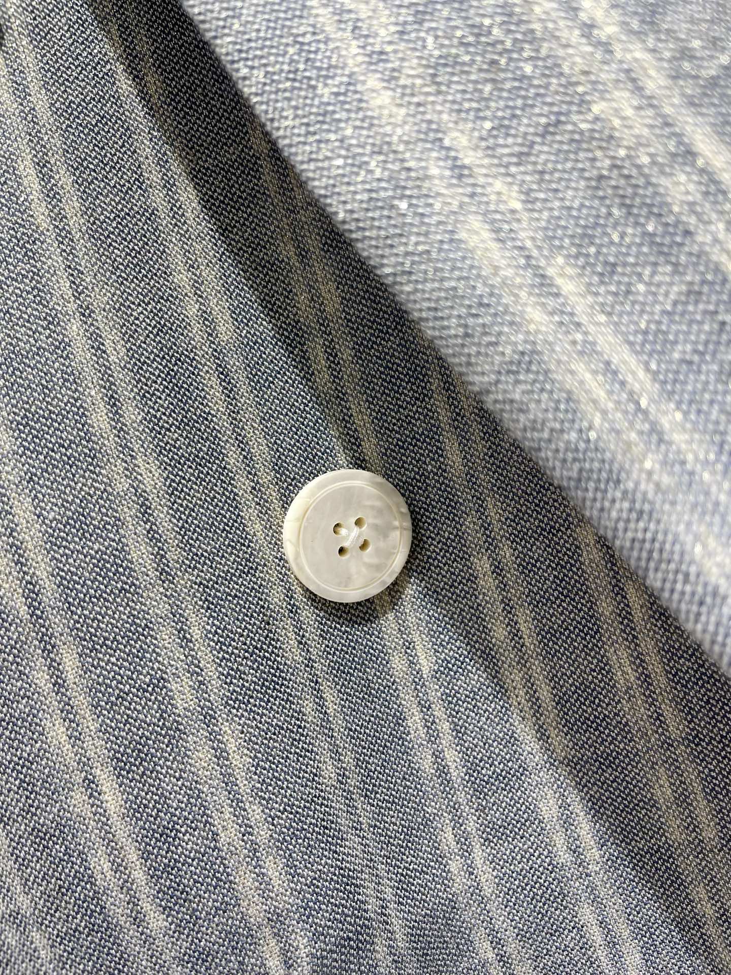 Early Spring Double-Breasted Stripe Blazer