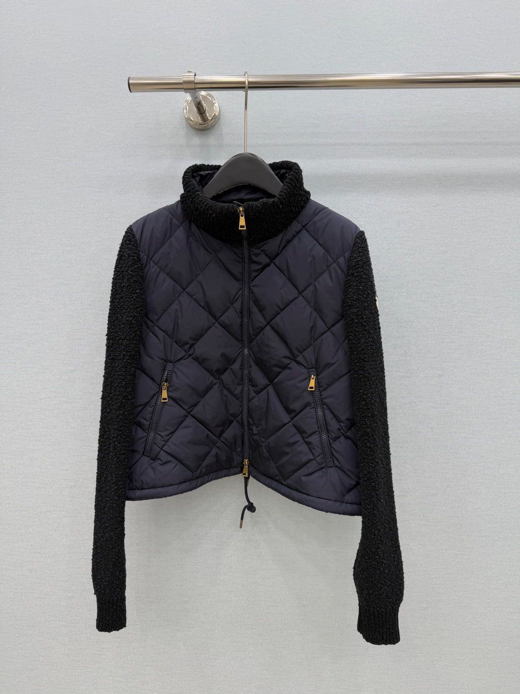 2026 AW Quilted Panel Knit Down Jacket