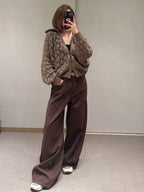 26 Early Autumn Open-Knit Sequin Zip Cardigan
