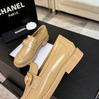 CNL Crystal Buckle Loafers