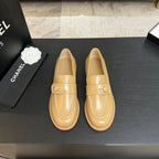CNL Crystal Buckle Loafers