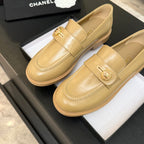 CNL Crystal Buckle Loafers