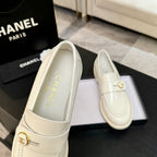 CNL Crystal Buckle Loafers