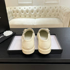 CNL Crystal Buckle Loafers