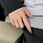 Hand-Set Diamond Quilted Ring – Timeless Coco-Inspired