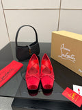 CL25WF – Rhinestone Bow Flat Ballerina