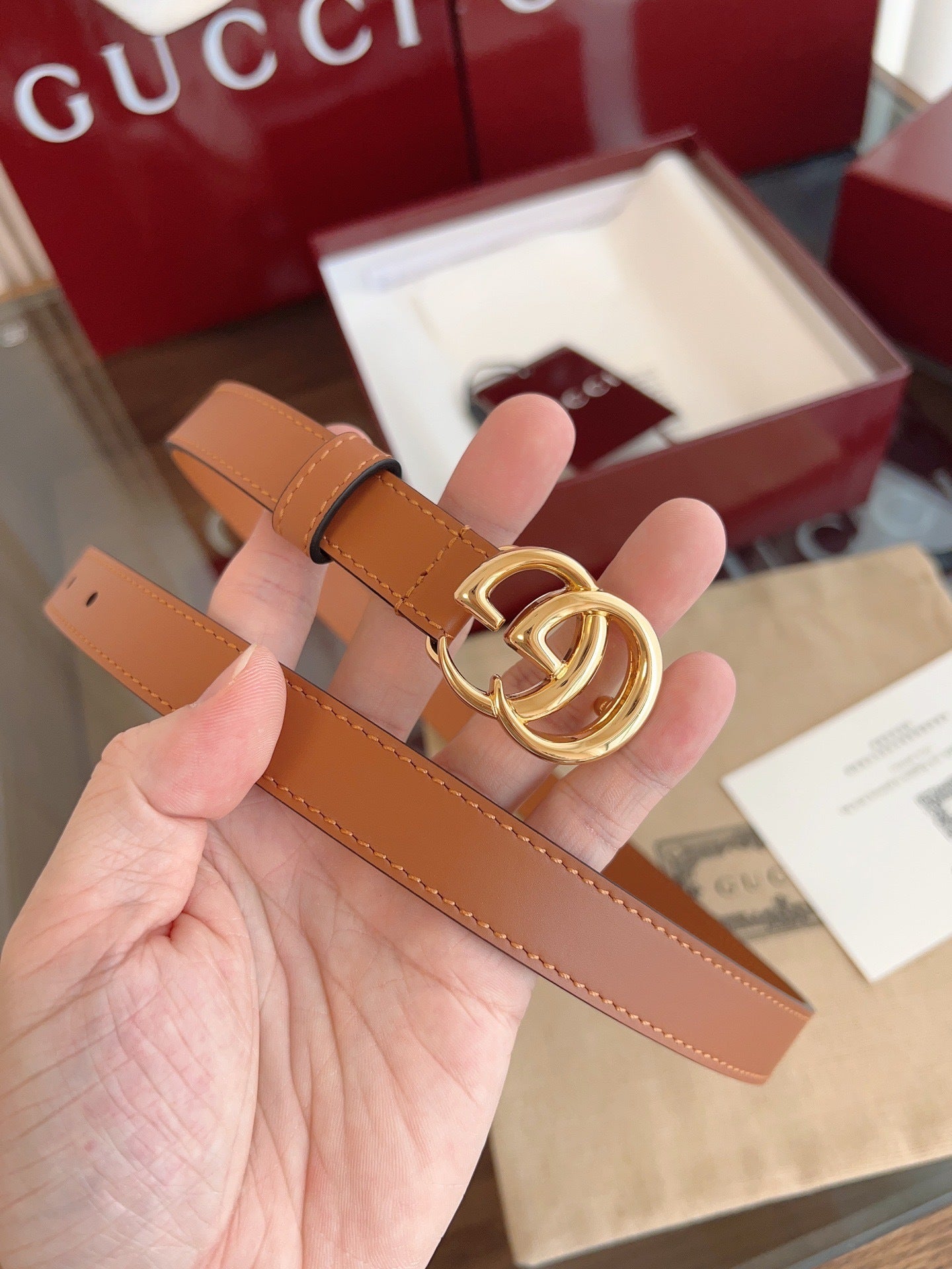 Luxury Top-Grain Leather Belt – Classic buckle