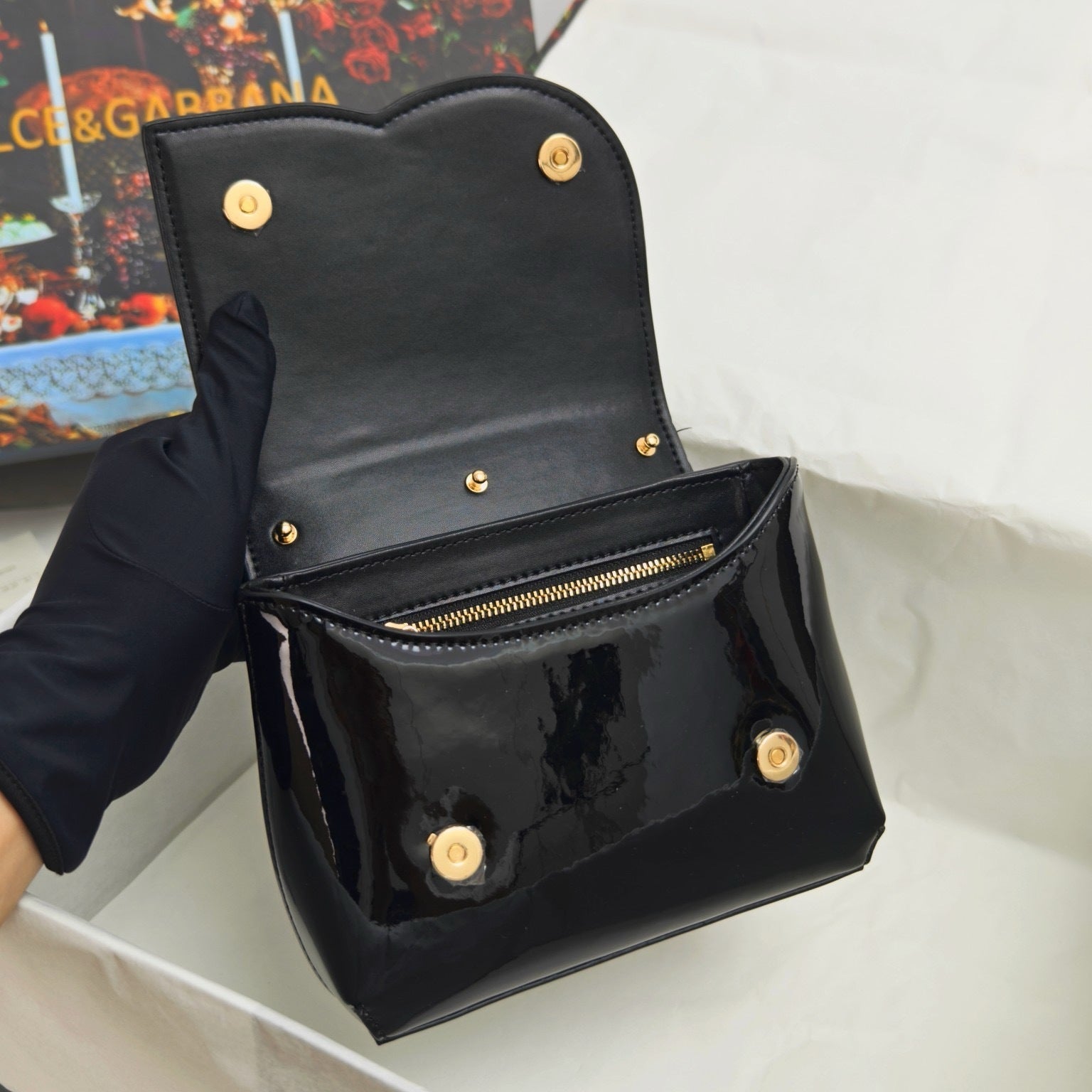 Luxury Compact Shoulder Bag