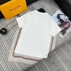 Monogram Print Cotton T-Shirt