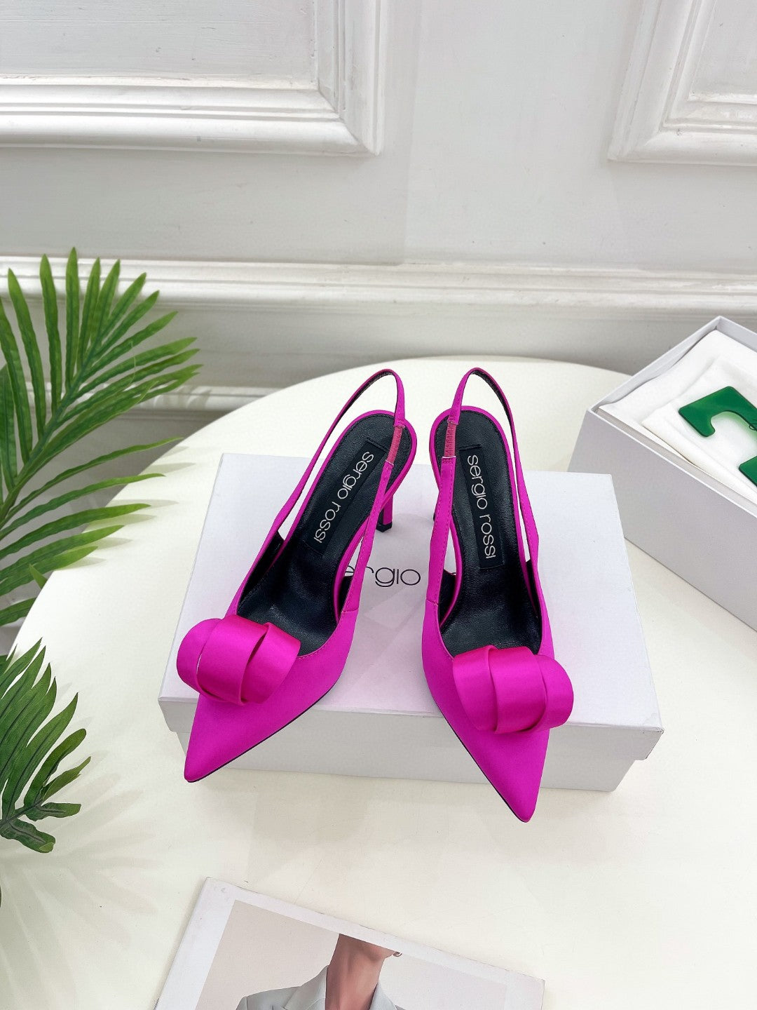 SR Rolled-Flower Toe High-Heeled Silk Sandals