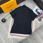 Monogram Print Cotton T-Shirt