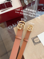 Luxury Top-Grain Leather Belt – Classic buckle